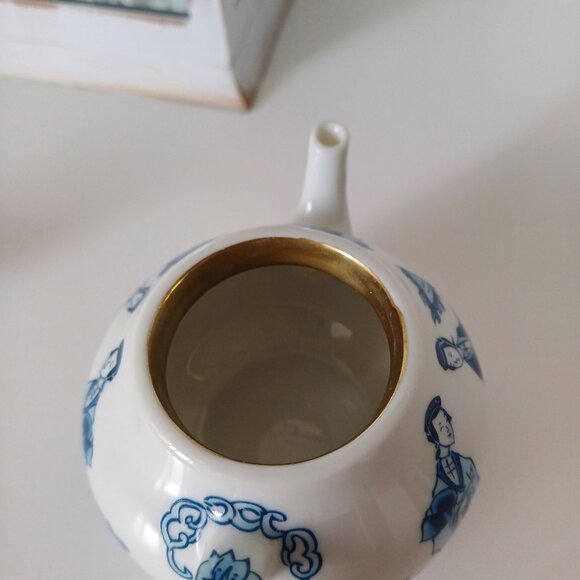 Gorgeous 1985 Franklin Mint KANGXI Fine Porcelain Japanese Mini Teapot - Picture 6 of 10